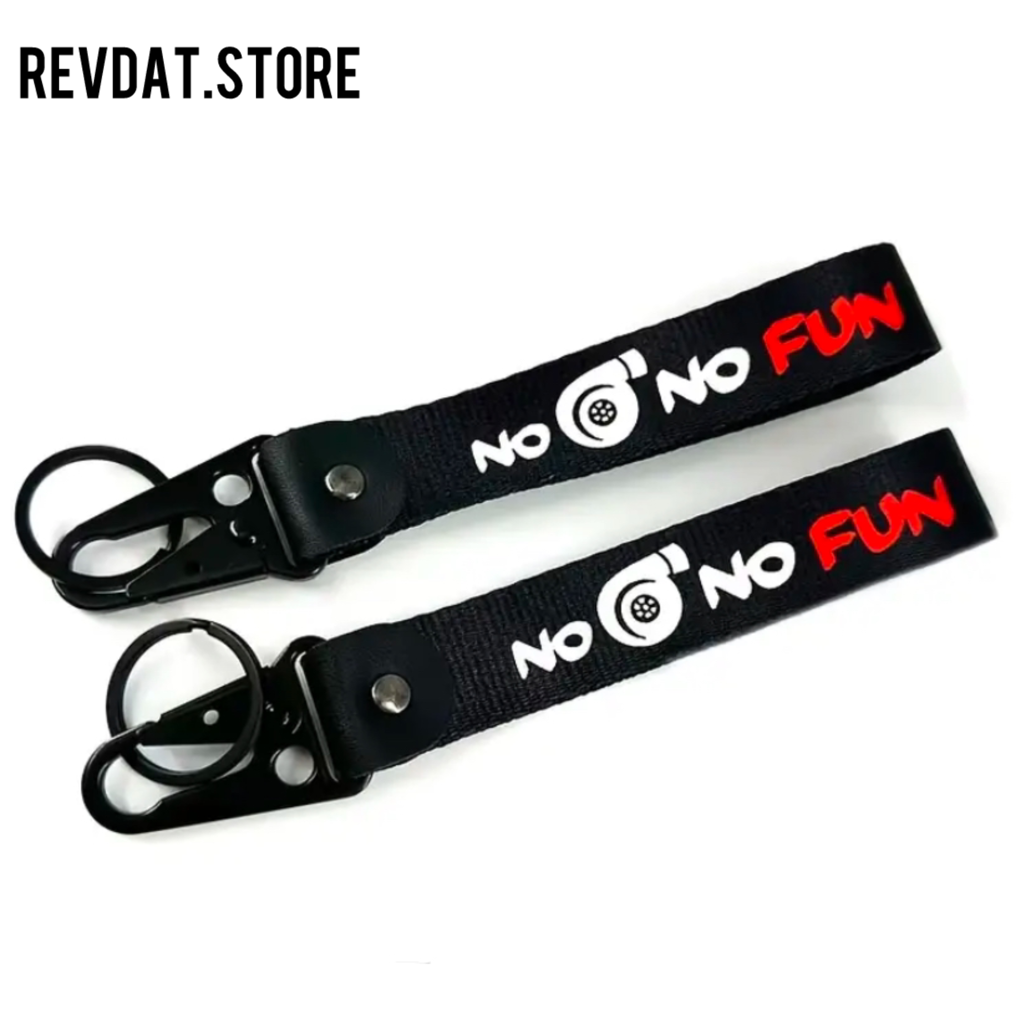 NO TURBO NO FUN KEYCHAIN